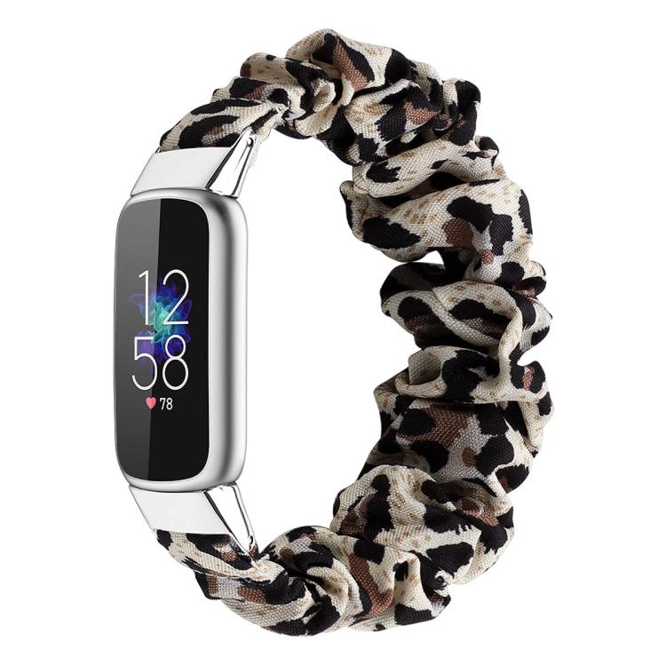 xDfind Polyester Elastic Wreath Watch Band For Fitbit Luxe, L