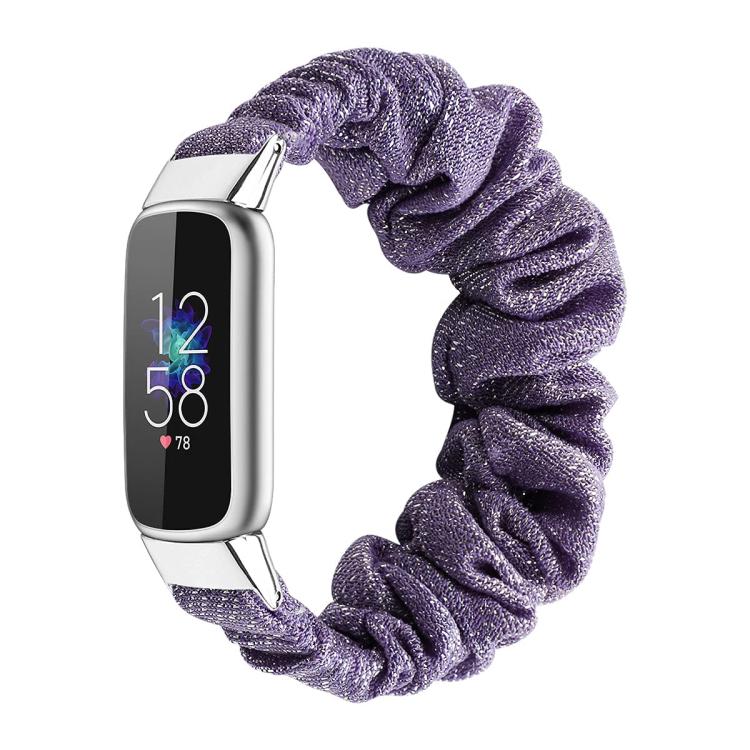 xDfind Polyester Elastic Wreath Watch Band For Fitbit Luxe, L