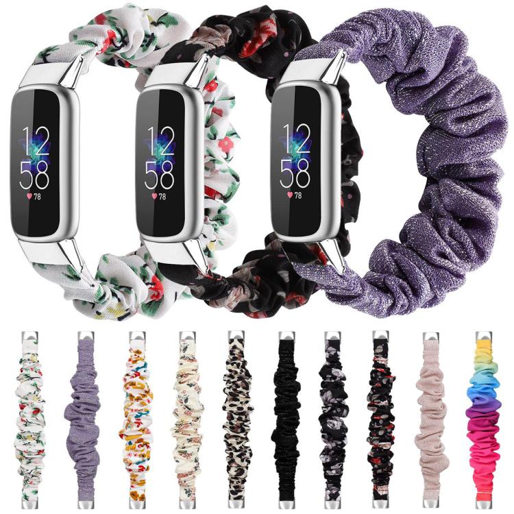 xDfind Polyester Elastic Wreath Watch Band For Fitbit Luxe, S