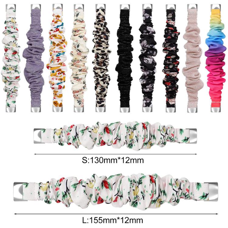 xDfind Polyester Elastic Wreath Watch Band For Fitbit Luxe, S