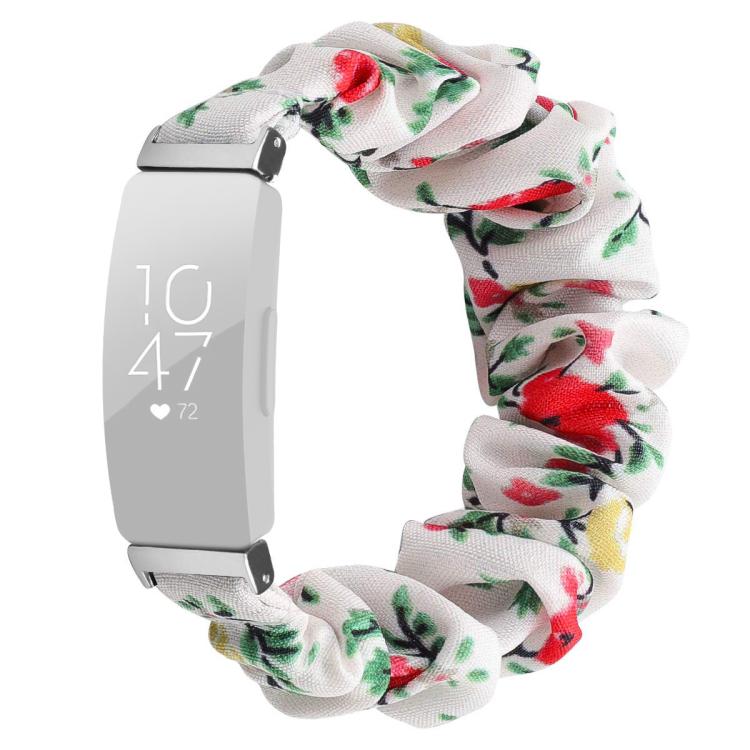 xDfind Polyester Elastic Wreath Watch Band For Fitbit Inspire, L