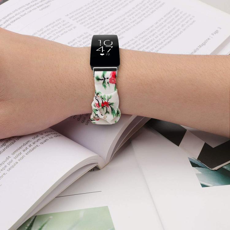 xDfind Polyester Elastic Wreath Watch Band For Fitbit Inspire