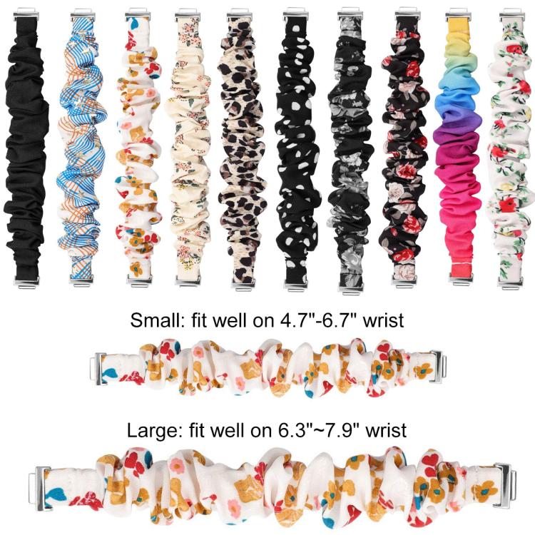 xDfind Polyester Elastic Wreath Watch Band For Fitbit Inspire