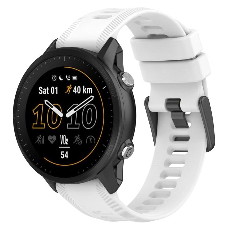 xDfind Black Buckle Solid Color Silicone Watch Band