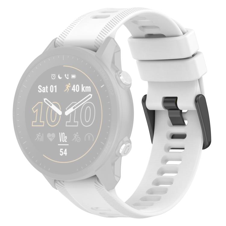 xDfind Black Buckle Solid Color Silicone Watch Band