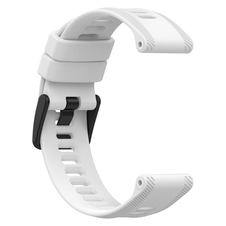 xDfind Black Buckle Solid Color Silicone Watch Band