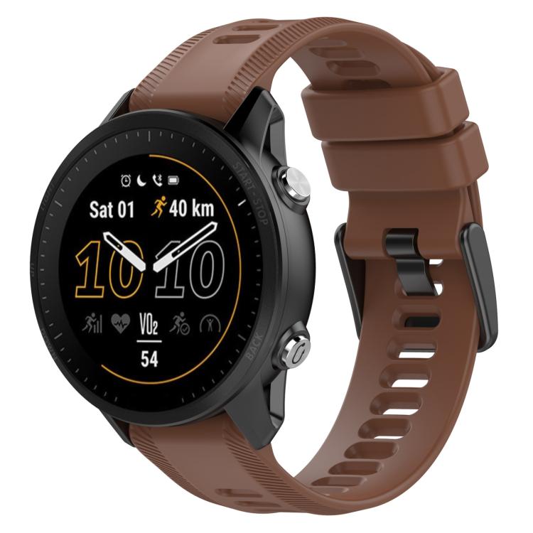xDfind Black Buckle Solid Color Silicone Watch Band