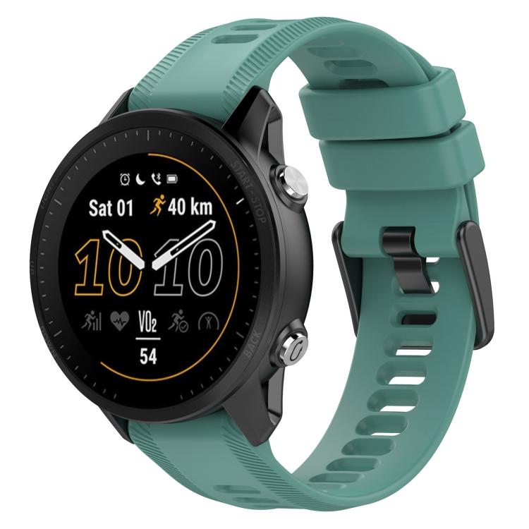 xDfind Black Buckle Solid Color Silicone Watch Band