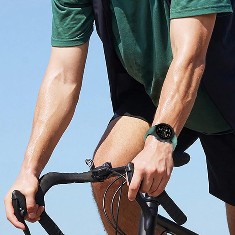 xDfind Black Buckle Solid Color Silicone Watch Band