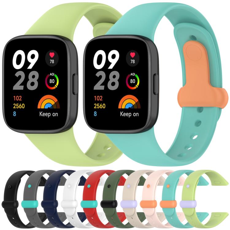 xDfind T-buckle Silicone Watch Band, For Xiaomi Redmi Watch 3