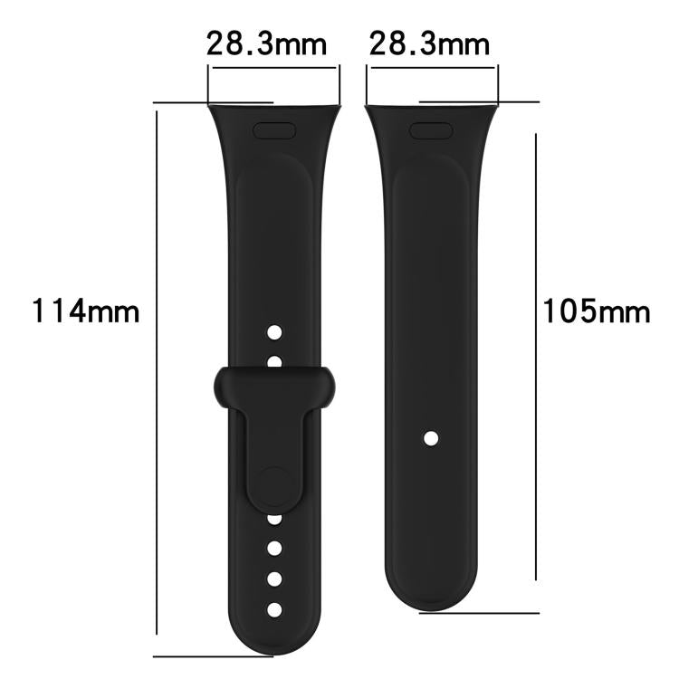 xDfind T-buckle Silicone Watch Band