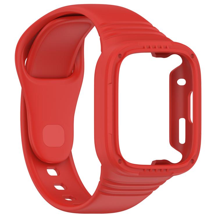 xDfind Solid Color Integrated Silicone Watch Band