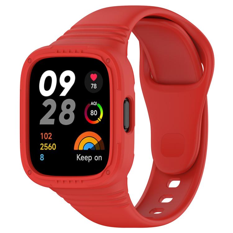 xDfind Solid Color Integrated Silicone Watch Band