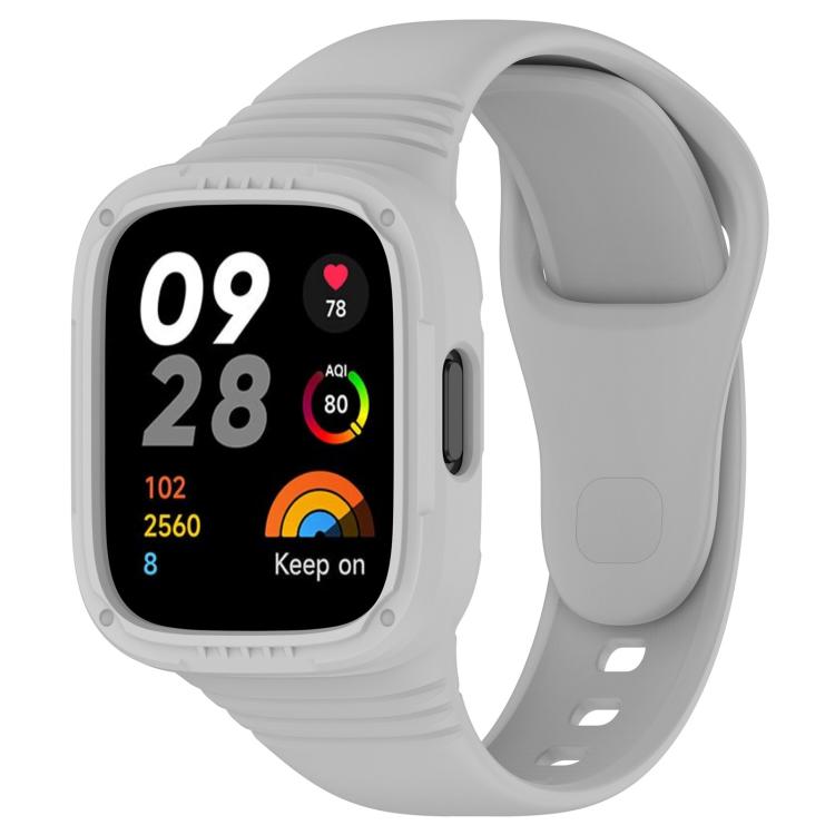 xDfind Solid Color Integrated Silicone Watch Band