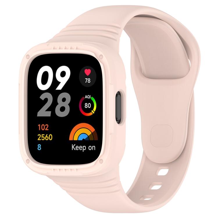 xDfind Solid Color Integrated Silicone Watch Band