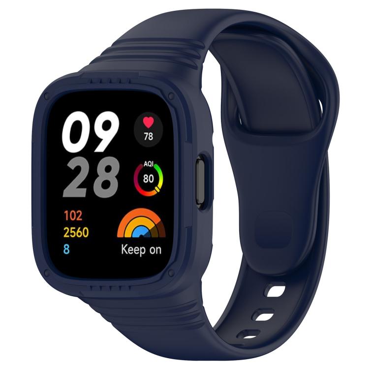 xDfind Solid Color Integrated Silicone Watch Band