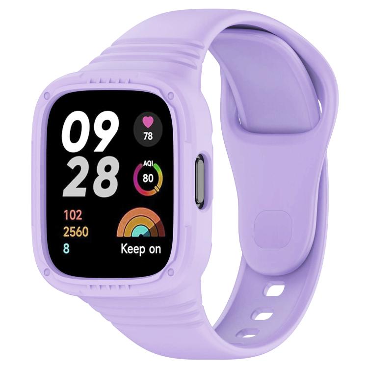 xDfind Solid Color Integrated Silicone Watch Band