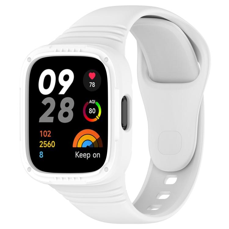 xDfind Solid Color Integrated Silicone Watch Band