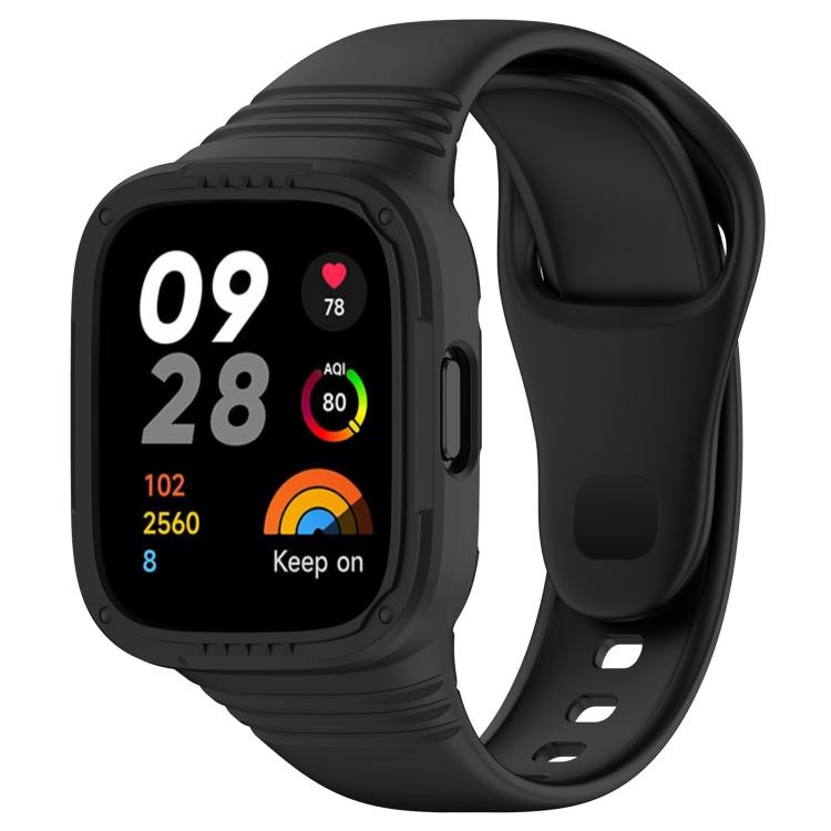xDfind Solid Color Integrated Silicone Watch Band