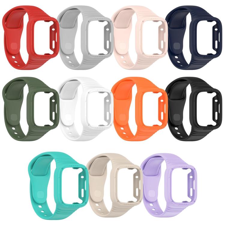 xDfind Solid Color Integrated Silicone Watch Band