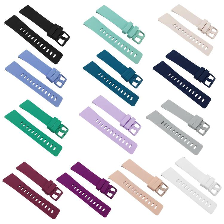 xDfind Solid Color Silicone Watch Band For Fitbit Versa 2, L