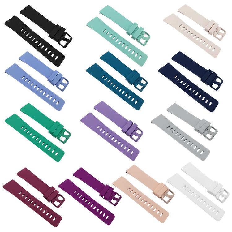 xDfind Solid Color Silicone Watch Band For Fitbit Versa 2, L