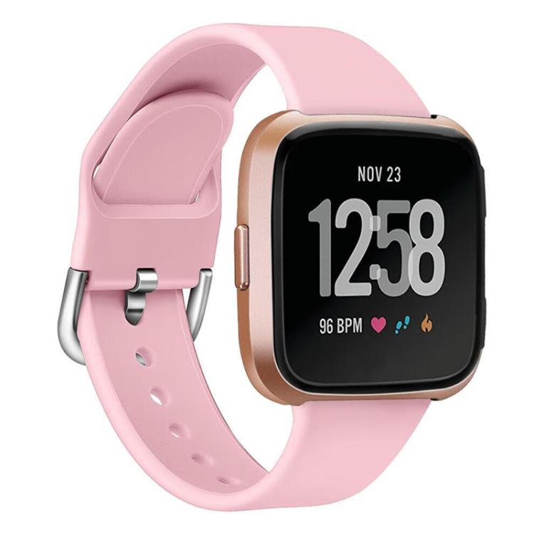 For Fitbit Versa 2 / Versa / Versa Lite xDfind Reverse Buckle Solid Color Silicone Watch Band