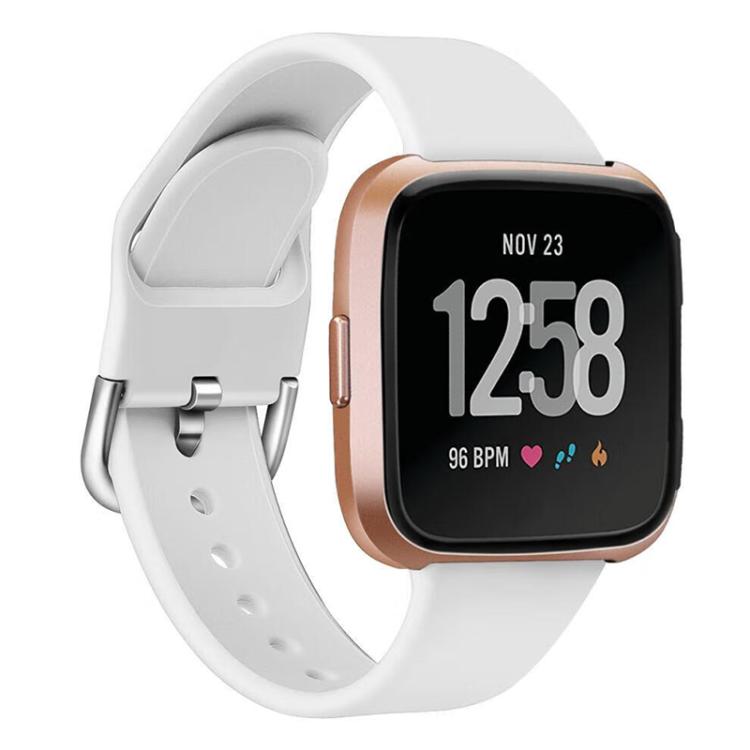 For Fitbit Versa 2 / Versa / Versa Lite xDfind Reverse Buckle Solid Color Silicone Watch Band