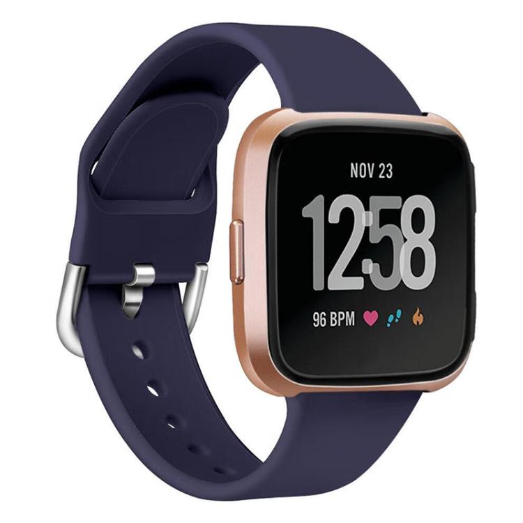 For Fitbit Versa 2 / Versa / Versa Lite xDfind Reverse Buckle Solid Color Silicone Watch Band