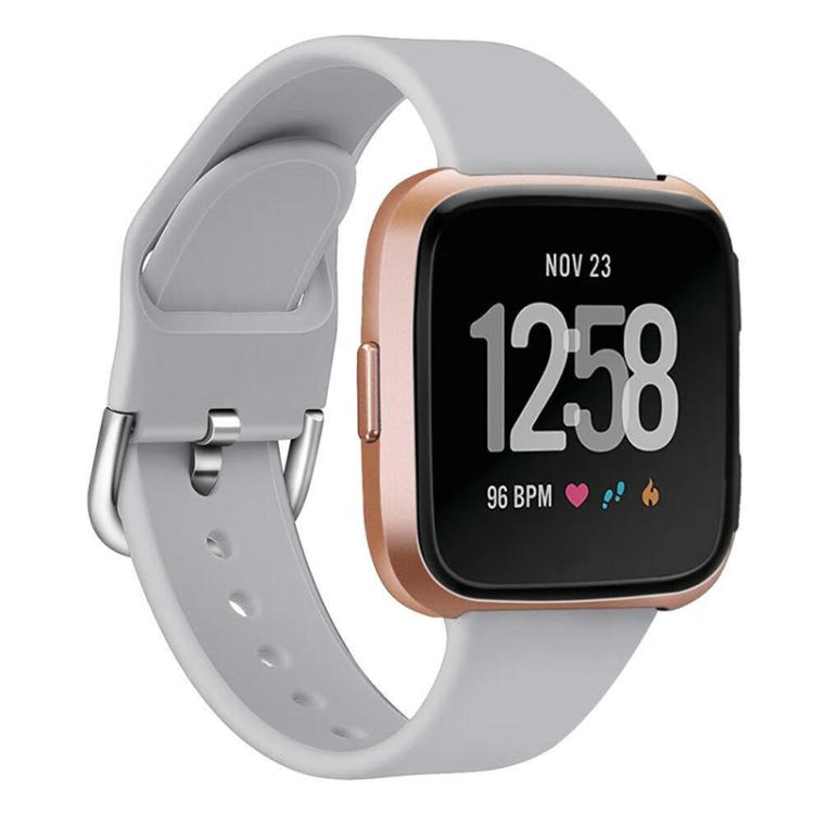 For Fitbit Versa 2 / Versa / Versa Lite xDfind Reverse Buckle Solid Color Silicone Watch Band