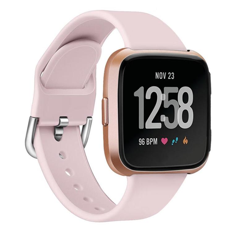 For Fitbit Versa 2 / Versa / Versa Lite xDfind Reverse Buckle Solid Color Silicone Watch Band