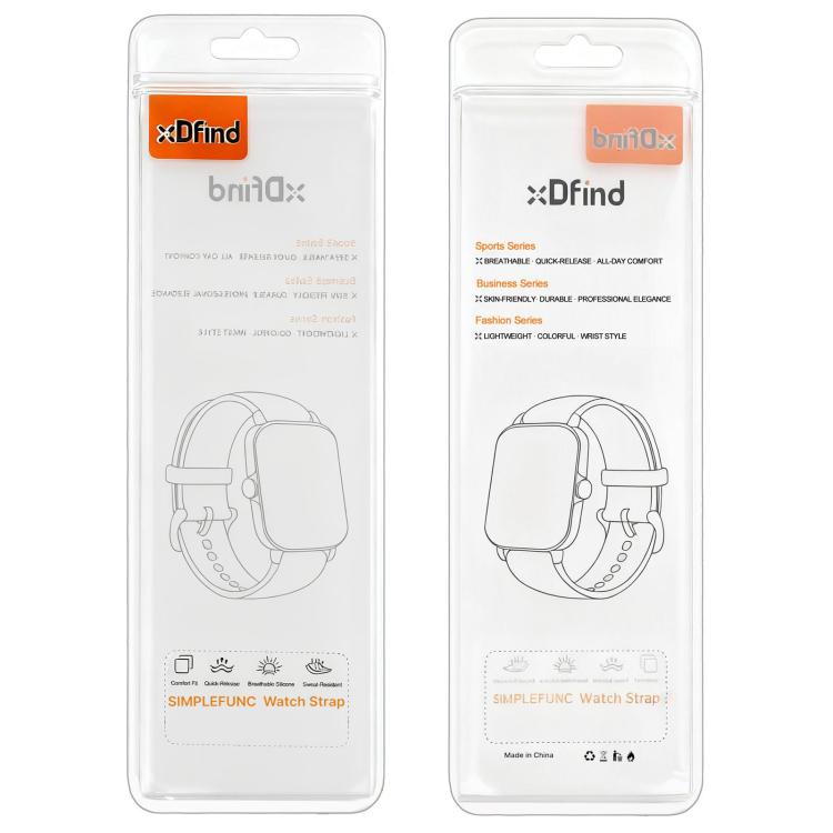 For Fitbit Blaze xDfind Steel Buckle Diagonal Texture Solid Color Silicone Watch Band, L
