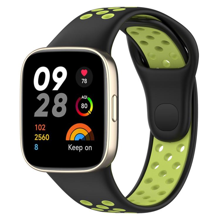 xDfind Press Button Sports Two Color Silicone Watch Band