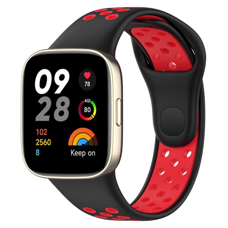 xDfind Press Button Sports Two Color Silicone Watch Band