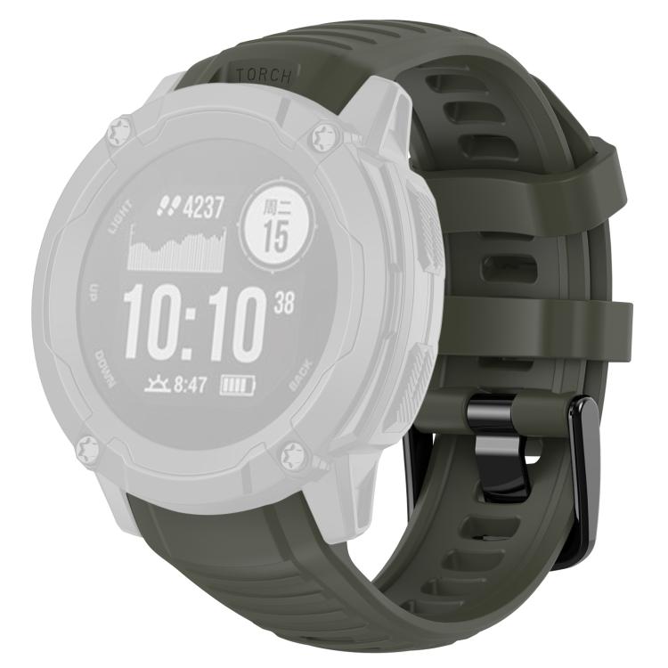 xDfind Quick Release Plastic Connector Solid Color Silicone Watch Band