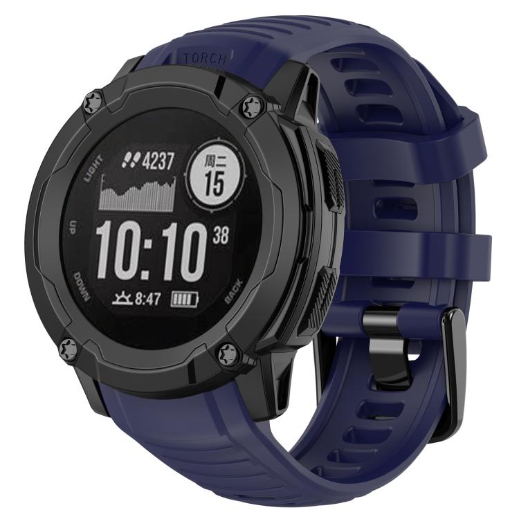 xDfind Quick Release Plastic Connector Solid Color Silicone Watch Band