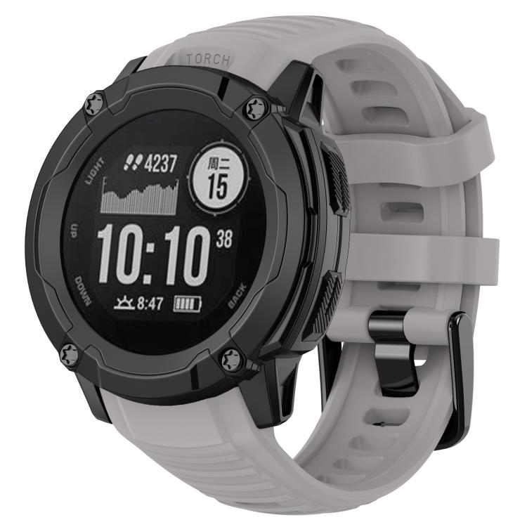 xDfind Quick Release Plastic Connector Solid Color Silicone Watch Band