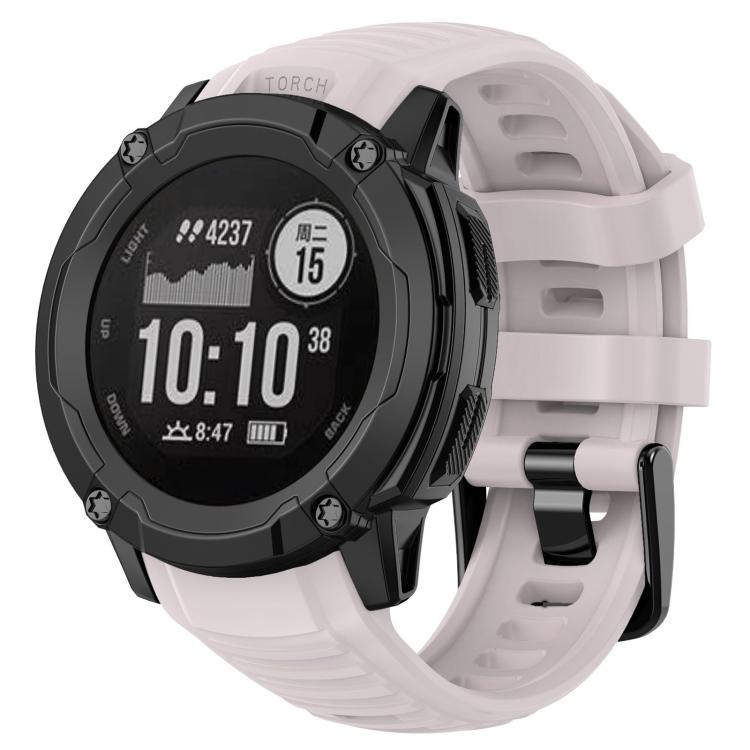 xDfind Quick Release Plastic Connector Solid Color Silicone Watch Band