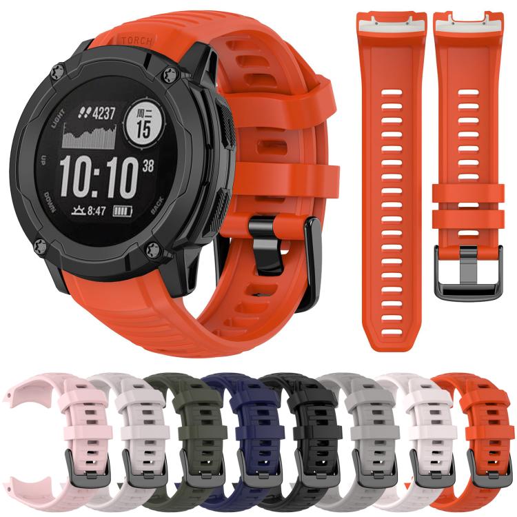 xDfind Quick Release Plastic Connector Solid Color Silicone Watch Band