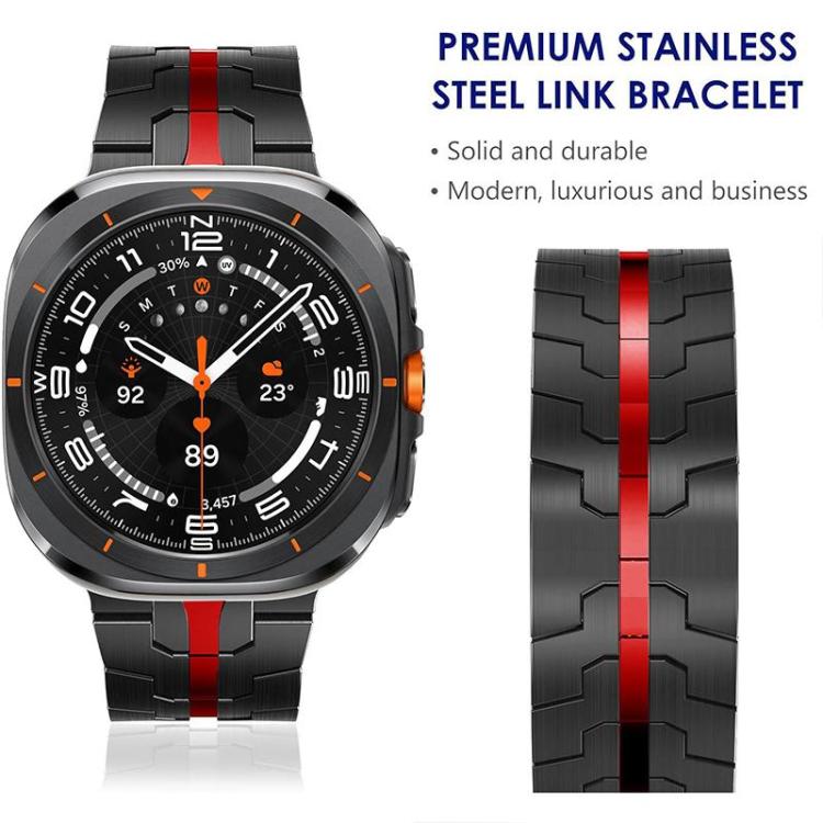 xDfind Butterfly Buckle Stainless Steel Watch Band, 22mm