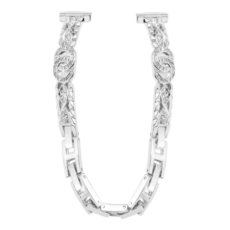 xDfind Thin Bracelet Diamond Metal Stainless Steel Watch Band