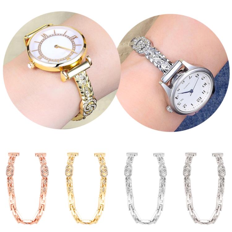 xDfind Thin Bracelet Diamond Metal Stainless Steel Watch Band