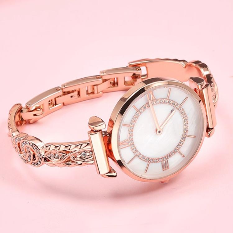 xDfind Thin Bracelet Diamond Metal Stainless Steel Watch Band