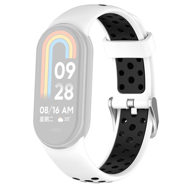 xDfind Metal Plug Two Color Silicone Watch Band