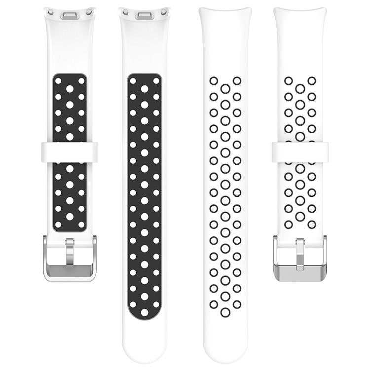xDfind Metal Plug Two Color Silicone Watch Band