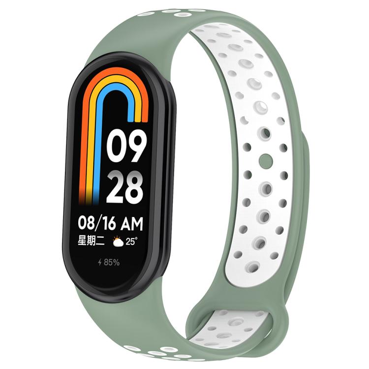 xDfind Reverse Buckle Two Color Silicone Sports Watch Band