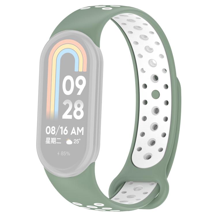 xDfind Reverse Buckle Two Color Silicone Sports Watch Band