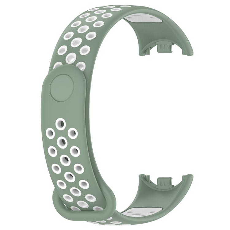 xDfind Reverse Buckle Two Color Silicone Sports Watch Band