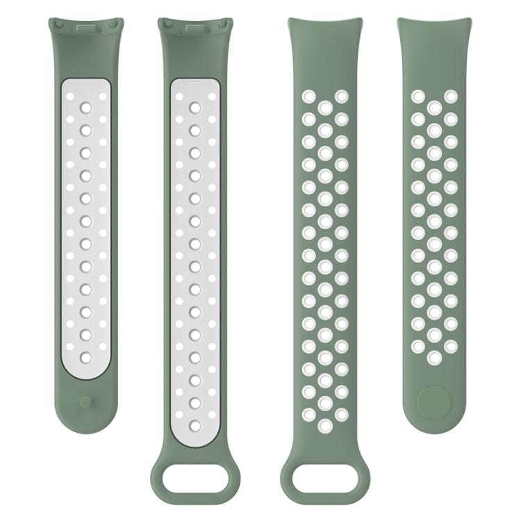 xDfind Reverse Buckle Two Color Silicone Sports Watch Band