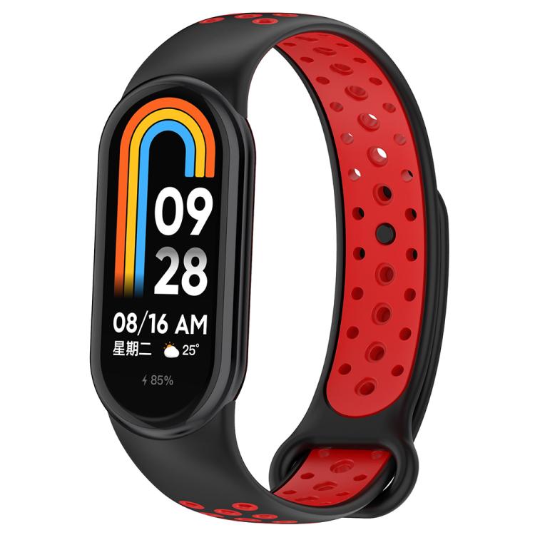 xDfind Reverse Buckle Two Color Silicone Sports Watch Band